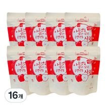 착즙하는남자 아무것도 넣지않은 동결건조 사과칩, 16개, 15g