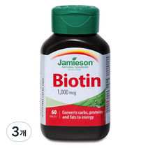 자미에슨 비오틴 13.8g, 60정, 3개, 60정