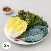 신선 모둠 쌈채소 4종(강된장 소스 증정), 250g, 2개