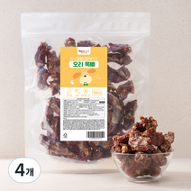 탐사 반려견 수제간식 오리 목뼈 대용량 500g, 4개