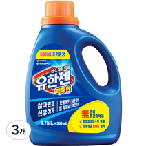 유한젠 산소계표백제 액체형, 2.25L, 3개