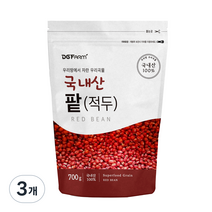 건강한밥상 국산 적두 팥, 700g, 3개
