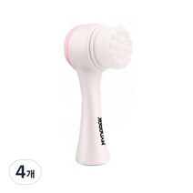마이다락 양면 모공브러쉬, 핑크, 4개