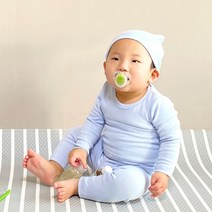 더맨디 아동용 40수 마카롱 레이어드형 실내복