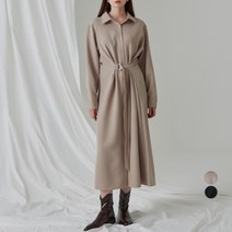 ELLE PARIS 여성용 D링 원피스