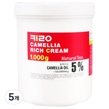 내추럴수 키로 카멜리아 리치 크림, 1000g, 5개