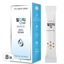 에스엠바이오 수분 에너지충전 힐링티 프로 레몬복숭아맛, 10g, 10개입, 8개