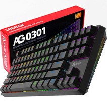 [gk320게이밍기계식키보드] 유선 기계식 게이밍 LED 키보드 GK320 블랙 적축 USB LED WA43BD1