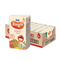 맘마밀요미요미 유기농 주스 125ml, 사과배, 24개