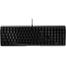 CHERRY MX BOARD 3.0S 기계식 키보드 적축 + 높이조절 고무패드, 일반형, G80-3870LYAKR-2, 블랙(적축)