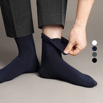 삭스팝 남성용 밴드 조임 없이 발이 편한 무압박 양말 8켤레 세트