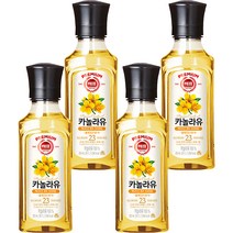 해표 카놀라유, 250ml, 4개