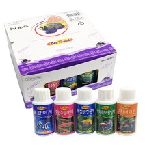 샘아쿠아 투터치 물갈이약 25ml x 5종세트, 1세트