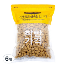 견과공장 햇 꿀땅콩, 800g, 6개