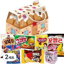 간식팩토리 과자집 종합 선물세트, 과자 7종, 2세트