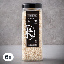 도정공장 씻어나온 찹쌀, 1kg, 6통