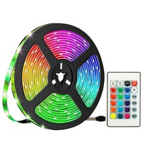 루아즈 LED 간접 줄조명 RGB 네온 스트립 16색상 무드등, 1m