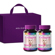 홀리데이즈 프리미엄 콜라겐 선물세트, 120정, 60g, 2개