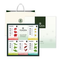티젠 베스트티 컬렉션 세트, 히비스커스 + 캐모마일 + 페퍼민트 + 레몬밤 + 얼그레이, 1세트