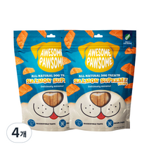 어썸포썸 강아지 킹연어 슈프림 트릿 간식 85g, 연어맛, 4개