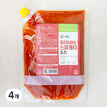 풀무원 풀스키친 칠리 토마토 스파게티 소스, 1kg, 4개