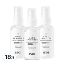 아이소이 핸드클리너 세트, 60ml, 18개