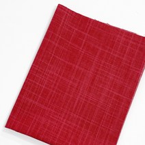 나비손길 린넨 7수 혼방 대폭 원단 1/2마, 27 레드