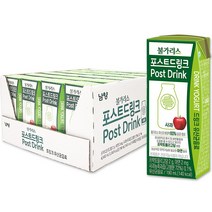 남양유업 불가리스 포스트 드링크 사과, 190ml, 24개