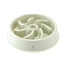 제제펫 파스텔 회오리 급체방지 애견 식기, 그린, 1개