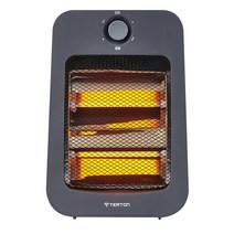 테르톤 2단 석영관 미니 전기히터, 차콜, TH-2824C