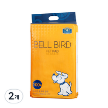 벨버드 클래식 펫 패드 레몬향 100매, 2개