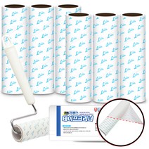 리벤스 사선컷팅 테이프 크리너 세트 본체+거치대+리필7개, 1세트