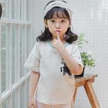 유라비 아동용 스티코 반팔 티셔츠