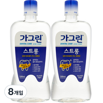 가그린 스트롱 구강청결제, 1200ml, 8개입