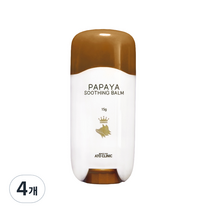 뷰티여우 아토클리닉 파파야 스틱 유아 수딩밤, 15g, 4개