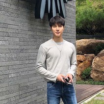 머시따 남성용 20수 데일리 라운드 긴팔티