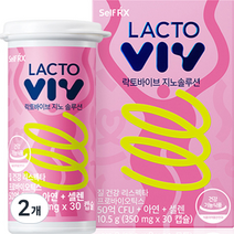 락토바이브 지노 솔루션 유산균 10.5g, 30정, 2개