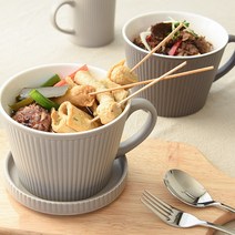 프렐류드 미떼 라면기 2인세트, 라이트그레이,다크그레이, 1세트