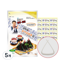 광천김 달인 김병만의 삼각김밥용 무조미김 50p + 삼각틀, 50g, 5개