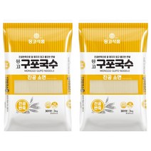 몽고식품 구포국수 진공소면, 3kg, 2개
