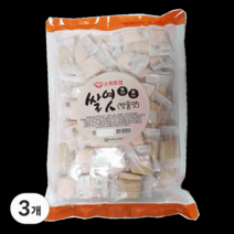 스위트영 무설탕 무색소 쌀방울엿, 500g, 3개