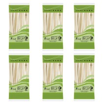 타타 쫄깃 쌀국수면 10 mm, 400g, 6개