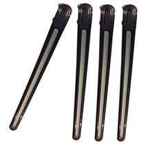 FEEL 자국없는 미용실 집게핀 헤어핀셋 4P, 1개, 블랙