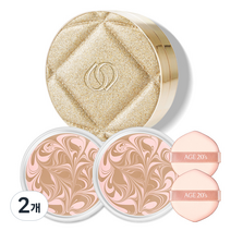 에이지투웨니스 뉴 오리지널 스타 에디션 팩트 샴페인골드 케이스 + 리필 2p, 23호 핑크 미디움 베이지, 2개