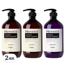 프로방스 네이처 샴푸 바이올렛 1L x 2p + 트리트먼트 바이올렛 1L 2종세트, 2세트