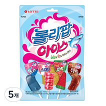 롯데제과 롤리팝 아이스 캔디, 132g, 5개