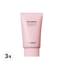 더샘 에코 어스 핑크 선크림 SPF50+ PA++++, 50g, 3개