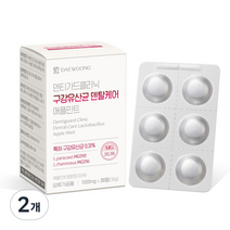 대웅제약 덴티가드클리닉 구강유산균 덴탈케어 애플민트 30g, 2개