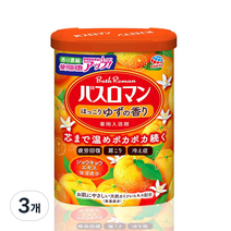 바스로망 입욕제 유자, 600g, 3개