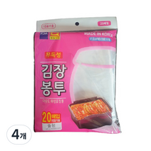 김장봉투 중형 55 x 80 cm 20p, 중형(약10포기), 4개